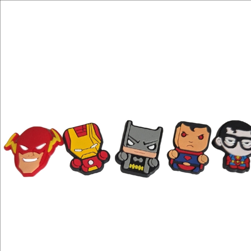 Superhero Shoe Charms Collection